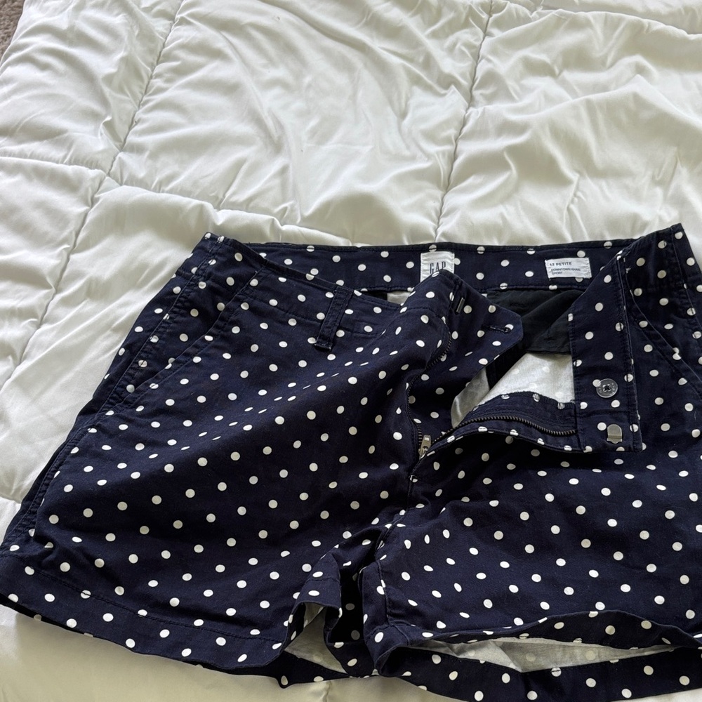 GAP Navy Polka Dot Women's Shorts